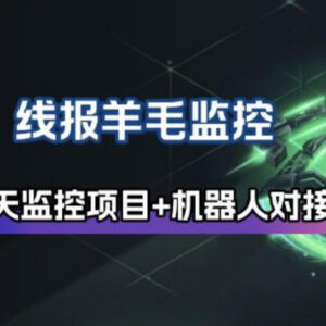 线报羊毛监控工具功能说明 支持自动挂机监控与群机器人通知-雨叶虚拟资源网
