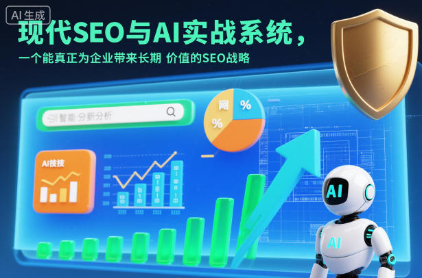 现代SEO与AI实战系统课程 掌握企业长期价值SEO落地战略