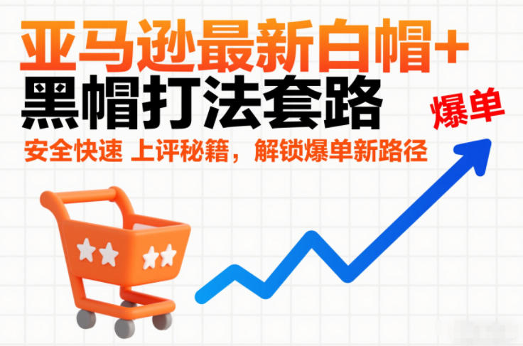 2026亚马逊白帽黑帽运营打法 安全上评爆单实操全攻略