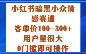 小红书小众悼念词代写副业详解 零门槛客单价100-300需求旺盛-雨叶虚拟资源网