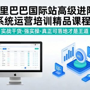 2025新版阿里巴巴国际站高级进阶运营 实操可落地精品培训课程-雨叶虚拟资源网