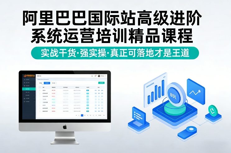 2025新版阿里巴巴国际站高级进阶运营 实操可落地精品培训课程