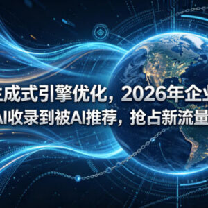 2026年GEO生成式引擎优化教程 助力企业抢占AI搜索推荐新流量入口-雨叶虚拟资源网