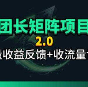 团长合作2.0视频矩阵项目解析 招募发手剪辑师共享合作收益-雨叶虚拟资源网