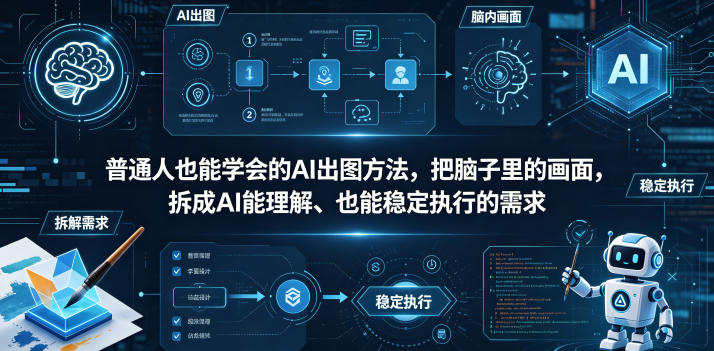 普通人易上手的AI出图方法 拆解需求稳定生成符合预期的图片