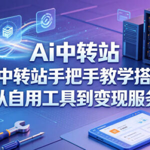 AI中转站搭建手把手教学 从自用工具到变现服务全指南-雨叶虚拟资源网