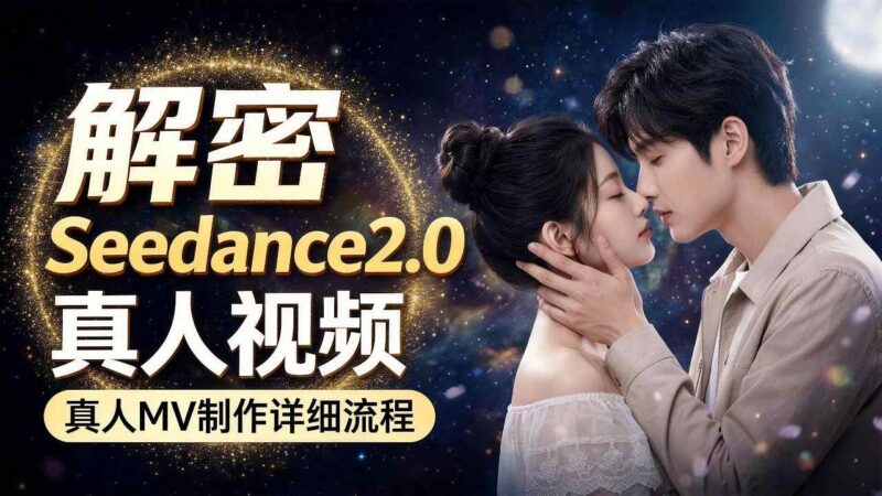 Seedance 2.0使用教程 零基础制作真人MV全流程实操指南