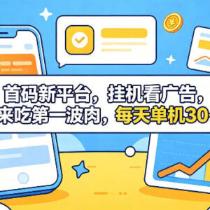 2024新出全自动看广告赚收益平台 新手可做单机日入30+指南-雨叶虚拟资源网