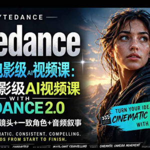 字节跳动Seedance 2.0操作教程 一键生成多镜头连贯角色音频叙事AI视频-雨叶虚拟资源网