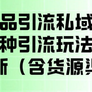 成人用品私域引流变现实操教程 附操作方法及货源渠道-雨叶虚拟资源网