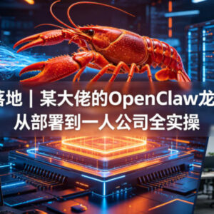 AI业务落地实操 OpenClaw小龙虾实战课从部署到一人公司全教学-雨叶虚拟资源网