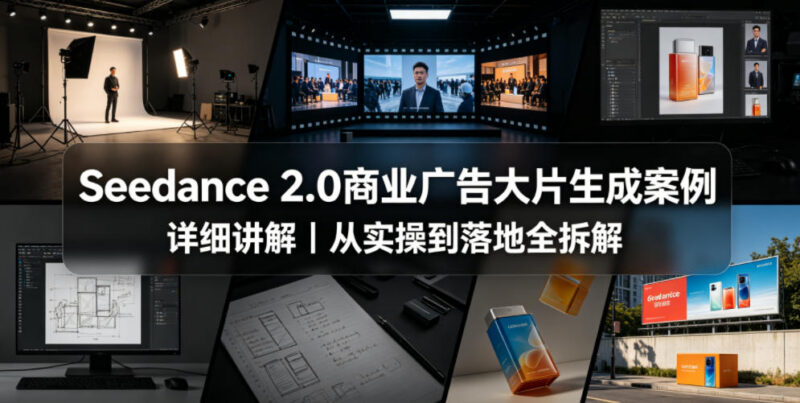 Seedance 2.0商业广告大片生成案例详解 从实操到落地全流程拆解