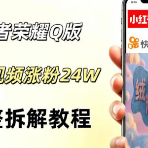 视频号分成计划新玩法 AI制作Q版王者短视频涨粉变现全攻略-雨叶虚拟资源网