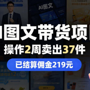 AI图文抖音带货两周实操收益复盘 附完整操作流程教程-雨叶虚拟资源网