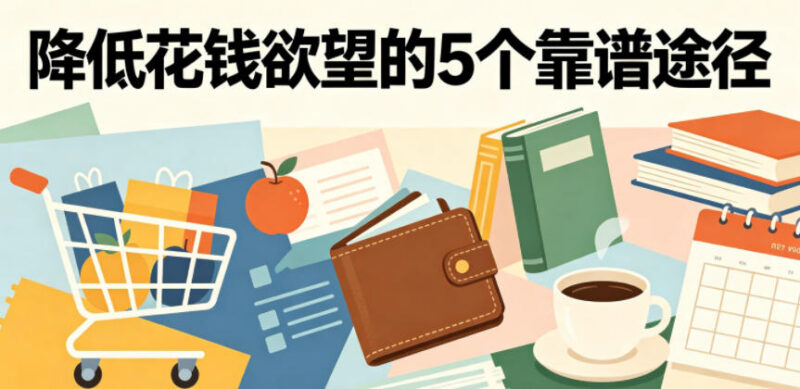 降低花钱欲望的5个靠谱途径 帮你理性消费减少不必要支出