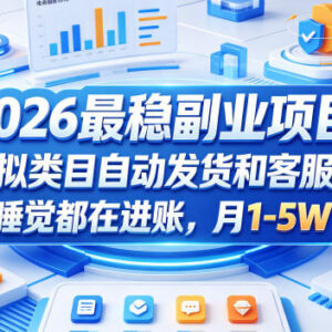 2026年拼多多虚拟类目副业 自动发货及客服运营玩法全解析-雨叶虚拟资源网