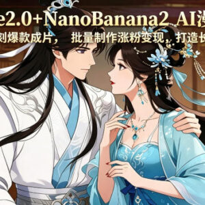Seedance2.0+NanoBanana2 AI漫剧实战课 零基础做爆款涨粉获长期副业收益-雨叶虚拟资源网
