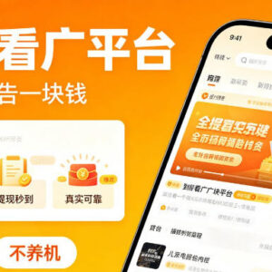 靠谱看广告赚钱平台实测 单条收益1元无需养机不黑号-雨叶虚拟资源网