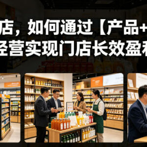 实体门店经营指南:如何通过产品+IP+AI模式实现长效盈利-雨叶虚拟资源网