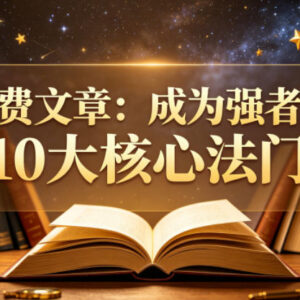 普通人进阶强者的10大核心法门 无鸡汤落地认知干货分享-雨叶虚拟资源网