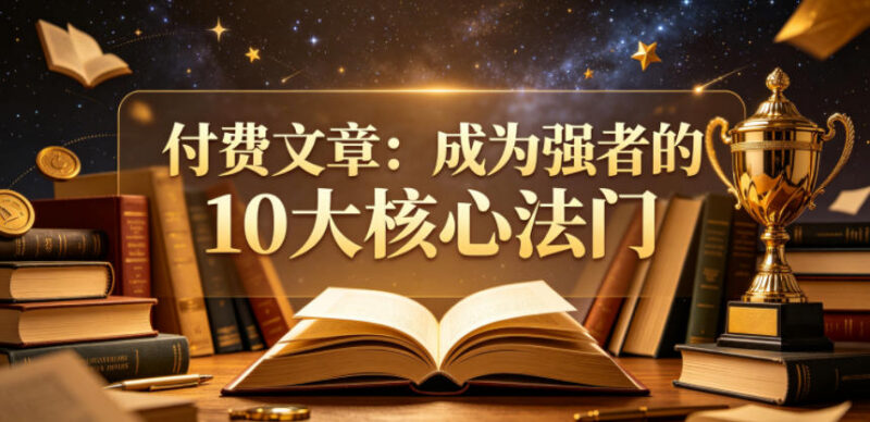 普通人进阶强者的10大核心法门 无鸡汤落地认知干货分享