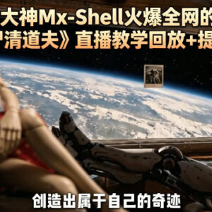 国产AI大神Mx-Shell《丧尸清道夫》直播教学回放及提示词整理-雨叶虚拟资源网