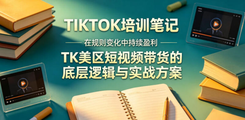 TikTok美区短视频带货4月培训笔记 规则变化下盈利逻辑与实操方案
