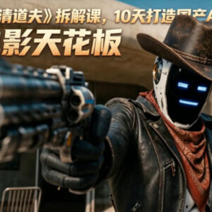 AI短片《丧尸清道夫》拆解课 学习爆款国产AI电影创作全流程-雨叶虚拟资源网