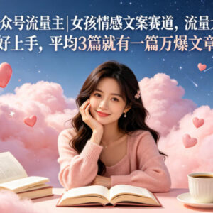 公众号流量主女性情感文案赛道解析 新手低门槛变现攻略-雨叶虚拟资源网