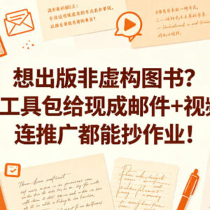 非虚构图书出版全流程工具包 含签约推广模板及双语教程-雨叶虚拟资源网