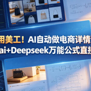 无需美工基础 用Startai+Deepseek万能公式生成高转化电商详情页-雨叶虚拟资源网