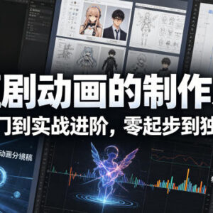零基础AI短剧动画制作教程 小白从入门到实操进阶全指南-雨叶虚拟资源网