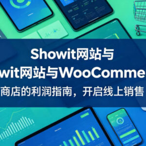Showit网站对接WooCommerce搭建可盈利线上销售商店完整实操教程 含中英双语字幕-雨叶虚拟资源网