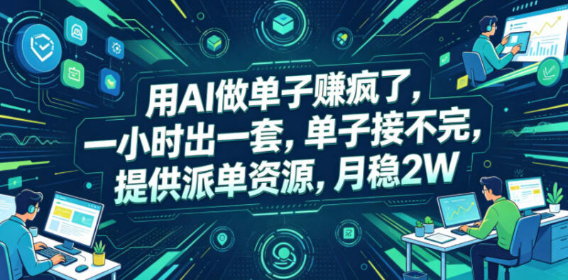 AI制作参赛课件接单盈利攻略 附实操教程及派单对接渠道
