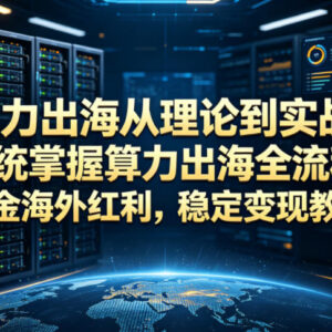 算力出海全流程实战教程 企业合规布局个人副业变现指南-雨叶虚拟资源网