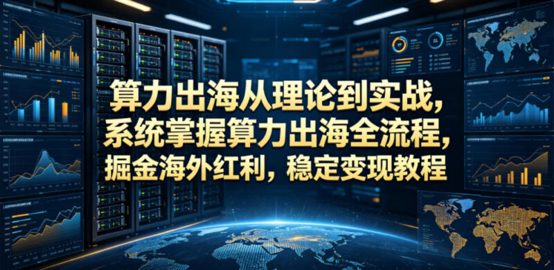 算力出海全流程实战教程 企业合规布局个人副业变现指南