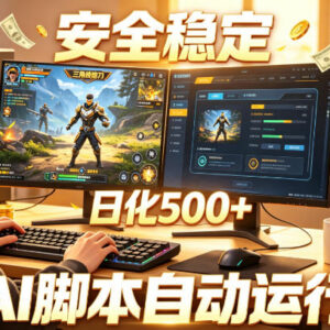 三角洲AI全自动挂机项目详解 无需手动操作的低门槛增收玩法-雨叶虚拟资源网