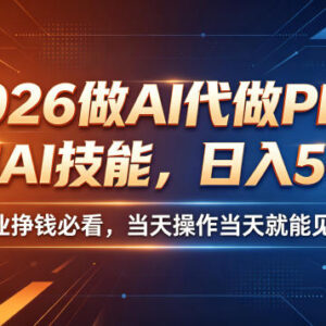 2026年零基础AI代写副业实操指南 零成本上手当天可见收益-雨叶虚拟资源网