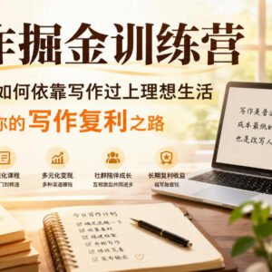 2024年6月更新写作掘金训练营 普通人写作变现入门实操指南-雨叶虚拟资源网