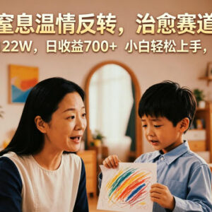 AI治愈反转情感短片玩法拆解 零基础低门槛涨粉变现全流程-雨叶虚拟资源网