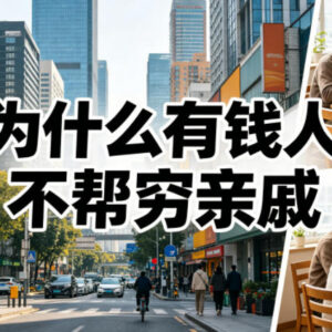 为什么有钱人不愿帮衬穷亲戚?8个维度拆解背后逻辑与相处方法-雨叶虚拟资源网