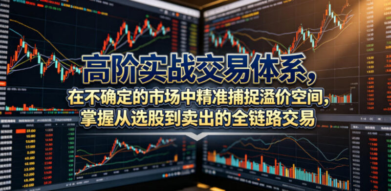 6月更新高阶实战交易体系 掌握选股到卖出全链路交易心法