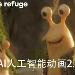 好奇避难所AI人工智能动画电影制作2.0 独家精翻中英字幕教程-雨叶虚拟资源网