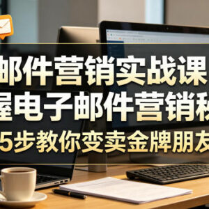邮件营销实战课:5步掌握高转化技巧 盘活私域邮件列表提营收-雨叶虚拟资源网