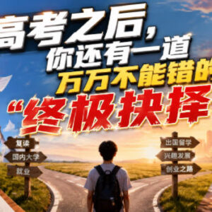 2024高考生及家长必看 高考后志愿填报与专业选择实用指南-雨叶虚拟资源网
