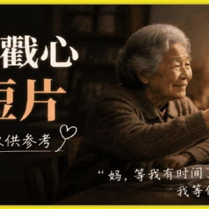 零基础AI生成催泪亲情短片教程 脚本分镜全流程实操教学-雨叶虚拟资源网