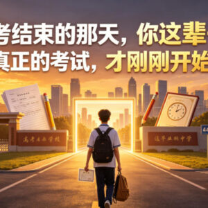 高考结束才是人生真正考试的开端 稀缺隐学干货内容分享-雨叶虚拟资源网