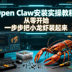 Open Claw(小龙虾)零基础安装实操教程 全流程分步讲解-雨叶虚拟资源网