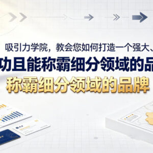 注意力学院品牌打造实战教程 双语字幕教你搭建细分领域强势品牌-雨叶虚拟资源网