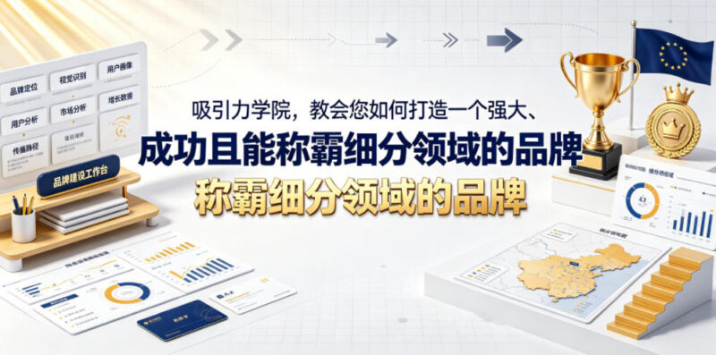 注意力学院品牌打造实战教程 双语字幕教你搭建细分领域强势品牌